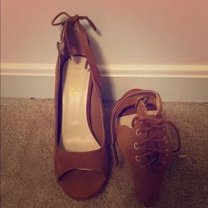 Brown heels